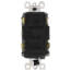 Radiant Spec-Grade Weather-Resistant Self-Test GFCI Receptacle, NEMA 15-5R, 15A - Light Almond (125V)