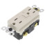 Radiant Spec-Grade Weather-Resistant Self-Test GFCI Receptacle, NEMA 15-5R, 15A - Light Almond (125V)