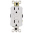 Radiant Spec-Grade Weather-Resistant Self-Test GFCI Receptacle, NEMA 15-5R, 15A - White (125V)