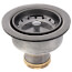 15 Series Snap-N-Tite Locking Cup Sink Basket Strainer with Brass Nut