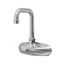 Diamond Series 4" Center Wall Mount Sensor Faucet, Battery Operated, Mechanical Mixing Valve, 4-1/2" Double Bend, 2.20 GPM Aerator, 16-670