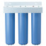 BBFS-222, Three 1" #20 Big Blue Basic Multi-Stage Filtration System (90 PSI)