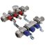 3-Loop ProRadiant Stainless Steel Manifold Shut-Off/Balancing/Flow Meters