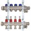 4-Loop ProRadiant Stainless Steel Manifold Shut-Off/Balancing/Flow Meters