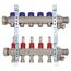 5-Loop ProRadiant Stainless Steel Manifold Shut-Off/Balancing/Flow Meters