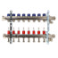 8-Loop ProRadiant Stainless Steel Manifold Shut-Off/Balancing/Flow Meters