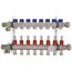 8-Loop ProRadiant Stainless Steel Manifold Shut-Off/Balancing/Flow Meters