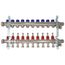 10-Loop ProRadiant Stainless Steel Manifold Shut-Off/Balancing/Flow Meters