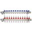12-Loop ProRadiant Stainless Steel Manifold Shut-Off/Balancing/Flow Meters