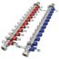 12-Loop ProRadiant Stainless Steel Manifold Shut-Off/Balancing/Flow Meters