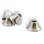 1/2" CTS Sweat Chrome-Plated Steel Bell Escutcheon (2-3/8" OD)