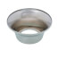 1-1/4" OD Sweat (Tubular Size) Chrome-Plated Steel Bell Escutcheon (3" OD)