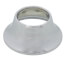 1-1/2" OD Sweat (Tubular Size) Chrome-Plated Steel Bell Escutcheon (3" OD)