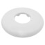 7/8" OD White Plastic Sure Grip Low Escutcheon