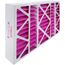16" x 25" x 4" Color Changing Air Filter for Home & Pet Odors (MERV8)