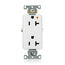 20A Decora Plus Isolated Ground Duplex Receptacle/outlet, Self-grounding (White)