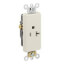 Decora Plus Commercial Grade Single Receptacle- Light Almond (20A, 125V)