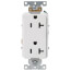 Decora Plus Duplex Receptacle, Side Wired, 15A, NEMA 5-20R, 2P, White (125V)