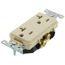 Decora Plus Duplex Receptacle, 20A, Commercial Grade - Ivory (125V)