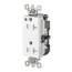 Extra Heavy-Duty Decora Duplex Receptacle, 20A, 5-20R, Tamper Resistant - White (125V)
