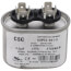 Oval Capacitor with Mounting Bracket 370V (4 MFD), 163894