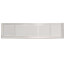 30" x 8" White Baseboard Return Air Grille (674 Series)
