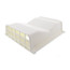 4" or 6" White Plastic Double-Sided Under Eave Vent w/ Removable Screens