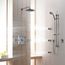 12" Wall Mount Right Angle Rain Showerhead Arm