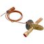 ERZE-6-GA 1/2" x 5/8" ODF Thermal Expansion Valve w/ 60" Capillary (6 Ton)