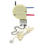 2 Circuit, Low-Med-High-Off, Appliance Pull Chain Switch, 1/3A (125V)