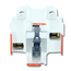 G24d-3 Base, 26w/ 32w 2-pin, 10mm Compact Fluorescent Lampholder, Snap-in (Orange) White Body