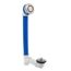 True Blue FLEX PVC Full Kit w/ Push n' Pull Stopper, Test Kit & Finished Drain Spud (Brushed Nickel)