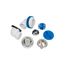 True Blue PVC Bath Waste Half Kit w/ Uni-Lift Stopper & Test Kit (Chrome)