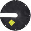 Sump Basin Cover, 18" - One Piece, Polyethylene Molded w/ 3" x 13" Opening