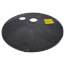 Sump Basin Cover, 18" - One Piece Polyethylene Molded w/ 1-1/2" Discharge & Cord Grommet