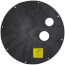 Sump Basin Cover, 18" - One Piece Polyethylene Molded w/ 1-1/2" Discharge & Cord Grommet