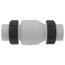 2" IPS PVC White True Union Spring Check Valve (Socket)