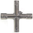 4-Way Key, Die Cast for Stopcocks, Sillcocks, and Valves