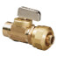 1/2" FSWT x Comp. Shut-Off Valve for Copper Manifolds (Brass)