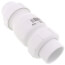 1-1/2" IPS PVC White True Union Swing Check Valve (Socket)