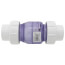 1-1/2" IPS PVC Clear True Union Swing Check Valve (Socket)