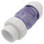 1-1/2" IPS PVC Clear True Union Swing Check Valve (Socket)