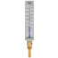 6" Straight Brass Well Thermometer (40°F - 280°F)