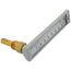 1/2" Angle Brass Well Thermometer (40-Degree (F) - 280-Degree (F))