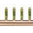 2" Copper Manifold w/ 5/8" PEX Press Balancing & Shutoff Valves - 12 Outlets