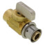 3/4" FSWT x Press Shut-Off Valve for Copper Manifolds (Brass)