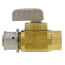 3/4" FSWT x Press Shut-Off Valve for Copper Manifolds (Brass)