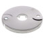 3/8" Floor & Ceiling Plate w/o Spring, 2-1/2" OD (Chrome Plated)