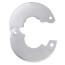 1" IPS Floor and Ceiling Plate w/ Spring, 3-1/2" OD (Chrome Plated)