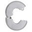 1/2" IPS Heavy Duty Floor and Ceiling Plate w/ Spring, 2-1/2" OD (Chrome Plated)